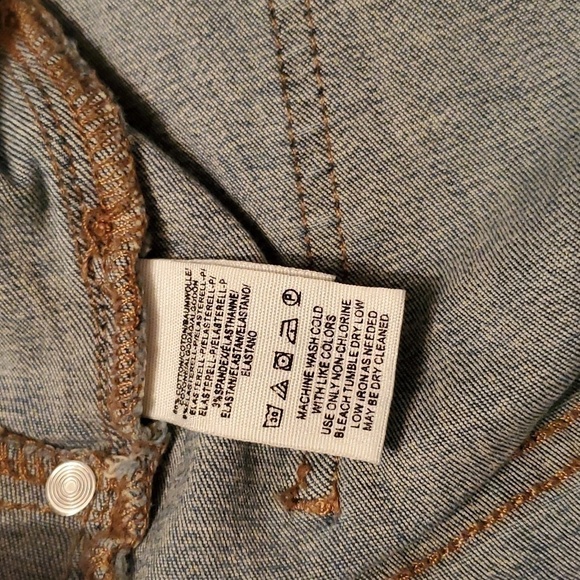 Free People Skinny Stretch Medium Wash Jeans Size W25 - Picture 8 of 8